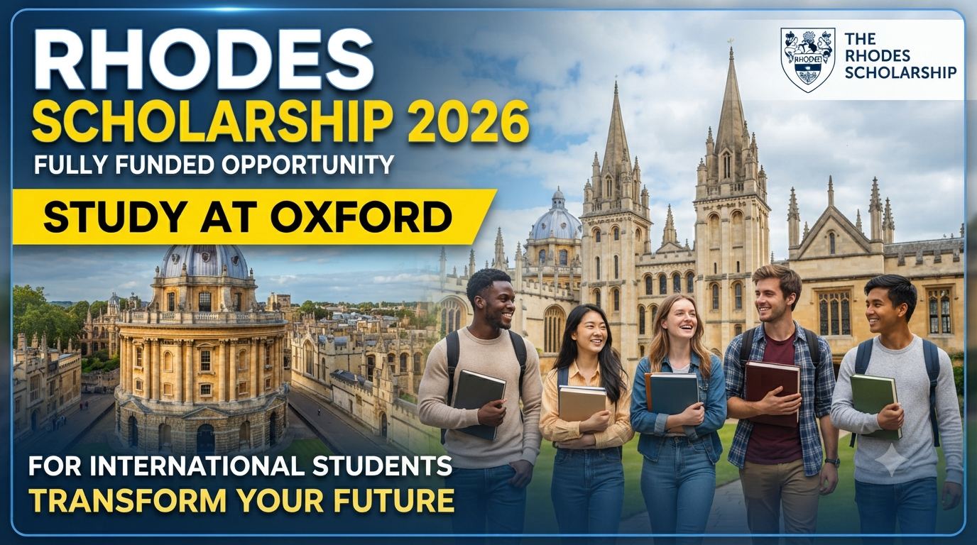 Rhodes Scholarship 2026/2027 to Study at the University of Oxford, UK (Fully Funded)