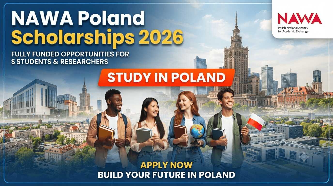 NAWA Poland Scholarships 2026/2027 for International Students and Researchers (Fully Funded)